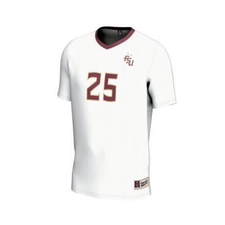 Emily Sams Florida State Seminoles GameDay Greats Youth Soccer Fashion Jersey - White - Side View