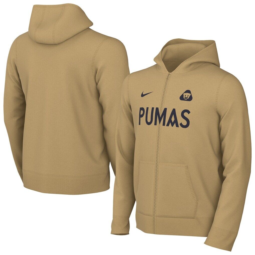 Pumas Nike Youth 2025/26 Club Full-Zip Hoodie