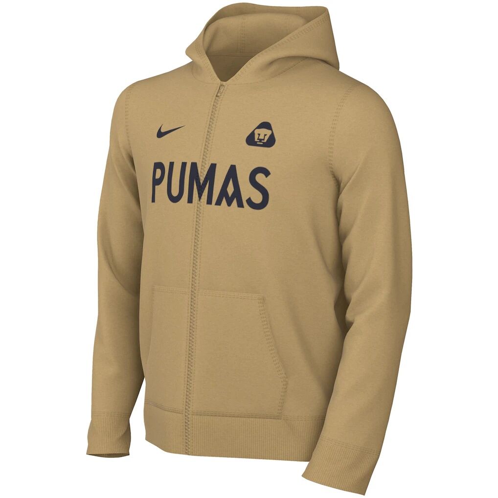 Pumas Nike Youth 2025/26 Club Full-Zip Hoodie