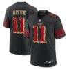 Brandon Aiyuk San Francisco 49ers Nike 2025 Rivalries Collection Game Jersey - Black - Front View