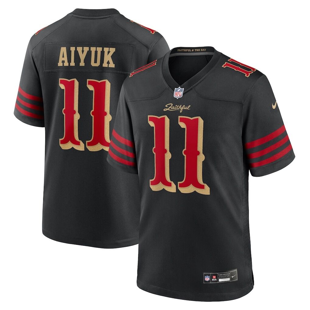 Brandon Aiyuk San Francisco 49ers Nike 2025 Rivalries Collection Game Jersey