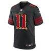Brandon Aiyuk San Francisco 49ers Nike 2025 Rivalries Collection Game Jersey - Black - Side View