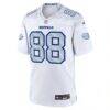 Dawson Knox Buffalo Bills Nike 2025 Rivalries Collection Game Jersey - White - Side View