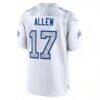 Josh Allen Buffalo Bills Nike 2025 Rivalries Collection Game Jersey - White - Detail View