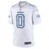 Keon Coleman Buffalo Bills Nike 2025 Rivalries Collection Game Jersey - White - Side View