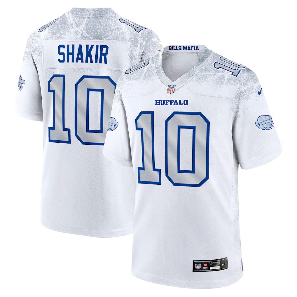 Khalil Shakir Buffalo Bills Nike 2025 Rivalries Collection Game Jersey