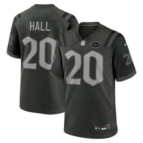 Breece Hall New York Jets Nike 2025 Rivalries Collection Game Jersey - - Front View