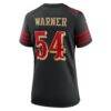 Fred Warner San Francisco 49ers Nike Women's 2025 Rivalries Collection Game Jersey - Black - Detail View