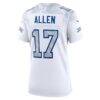 Josh Allen Buffalo Bills Nike Women's 2025 Rivalries Collection Game Jersey - White - Detail View