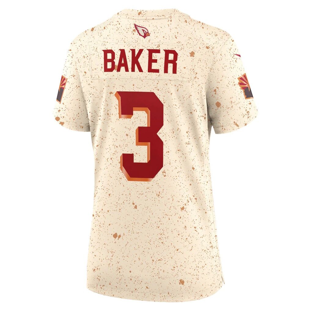 Budda Baker Arizona Cardinals Nike Women's 2025 Rivalries Collection Game Jersey - Natural