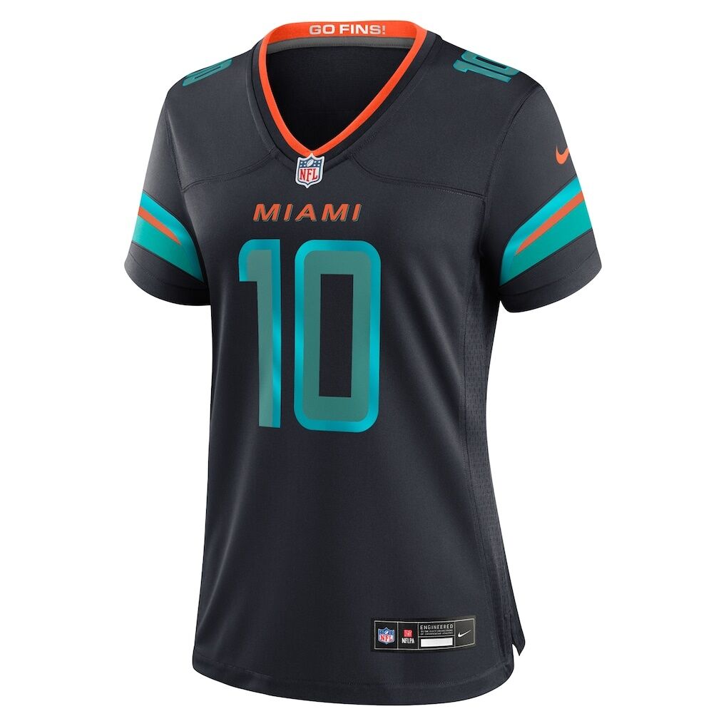 Tyreek Hill Miami Dolphins Nike Women's 2025 Rivalries Collection Game Jersey - Pitch Blue