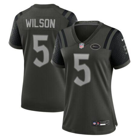 Garrett Wilson New York Jets Nike Women's 2025 Rivalries Collection Game Jersey - - Front View