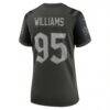 Quinnen Williams New York Jets Nike Women's 2025 Rivalries Collection Game Jersey - - Detail View