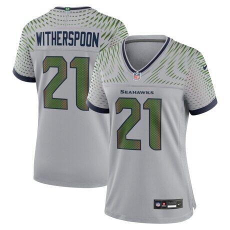 Devon Witherspoon Seattle Seahawks Nike Women's 2025 Rivalries Collection Game Jersey - - Front View