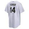 Ezequiel Tovar Colorado Rockies Nike Home Replica Jersey - White - Detail View