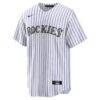 Ezequiel Tovar Colorado Rockies Nike Home Replica Jersey - White - Side View
