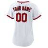 Cleveland Guardians Nike Women's Home Custom Replica 2.0 Jersey - White - Detail View