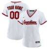 Cleveland Guardians Nike Women's Home Custom Replica 2.0 Jersey - White - Front View