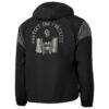 Charlotte FC Sport Design Sweden 2025 Jersey Hook Full-Zip Premium Anorak Hooded Jacket - Black - Detail View
