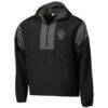 Charlotte FC Sport Design Sweden 2025 Jersey Hook Full-Zip Premium Anorak Hooded Jacket - Black - Side View