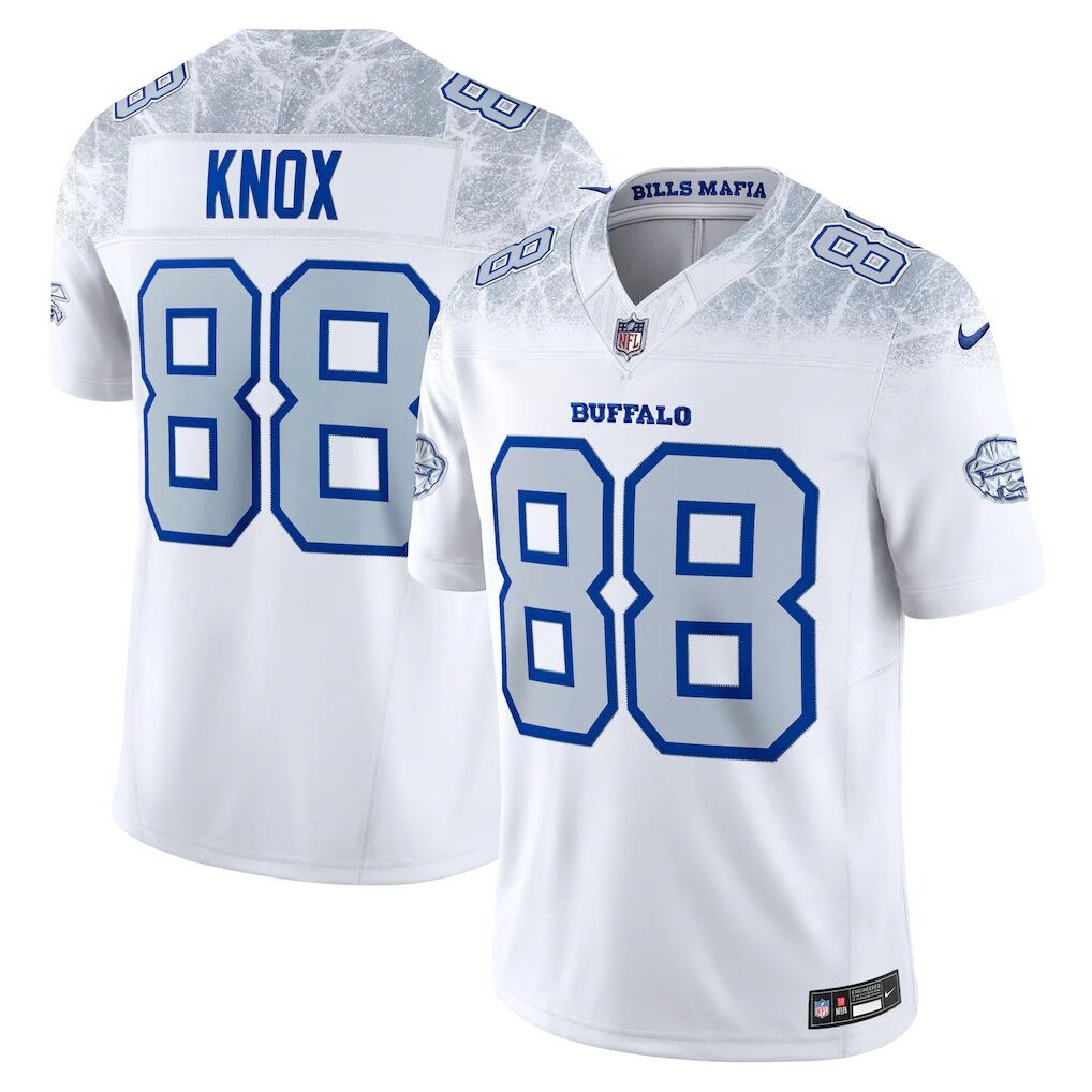 Dawson Knox Buffalo Bills Nike 2025 Rivalries Collection Stitched Limited Jersey