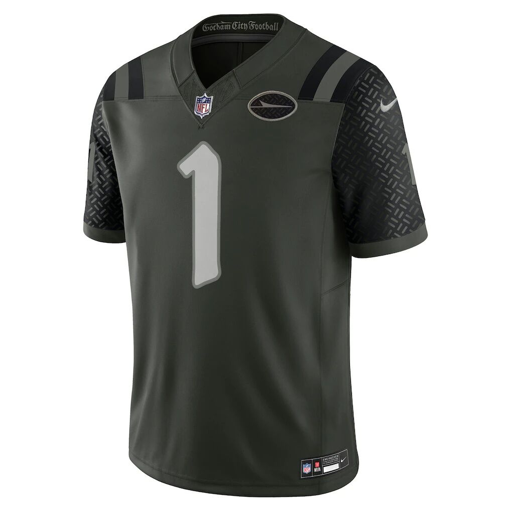 Ahmad Sauce Gardner New York Jets Nike 2025 Rivalries Collection Stitched Limited Jersey - Gotham Green