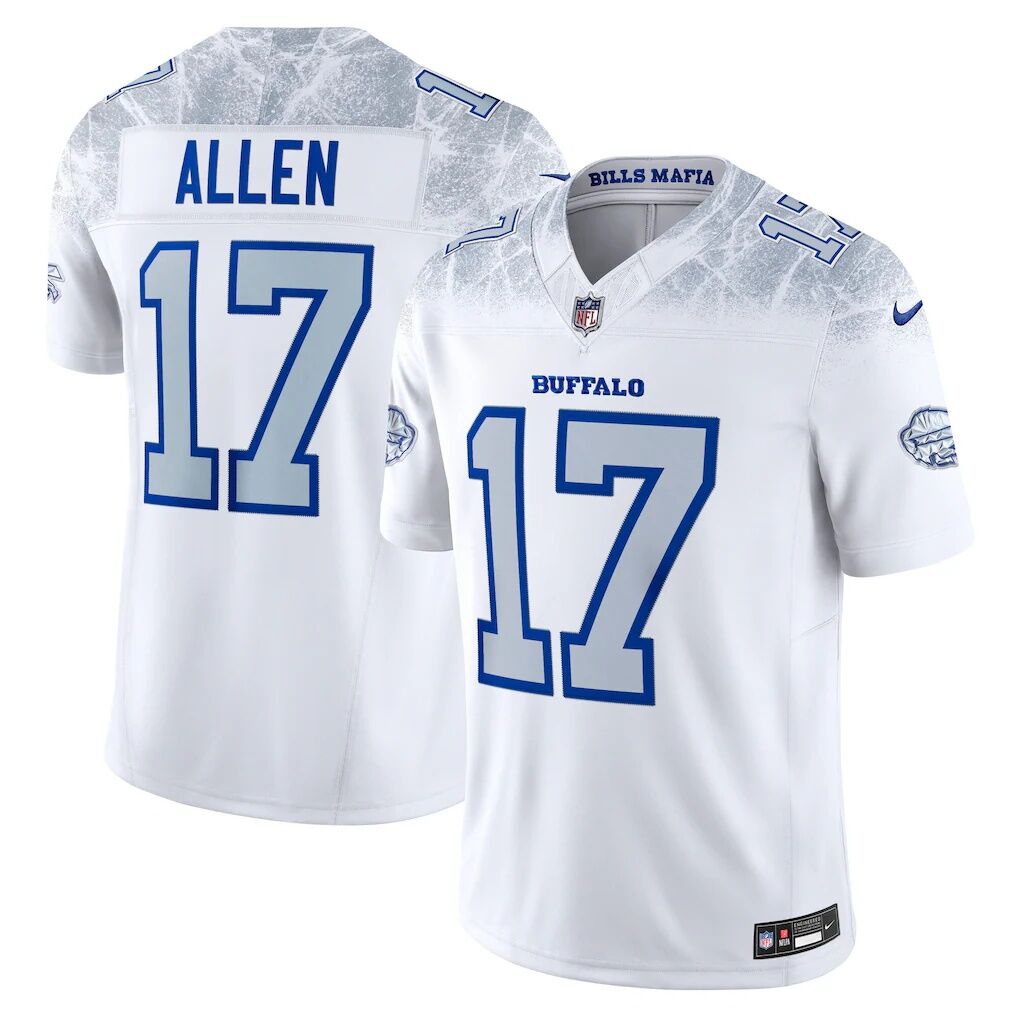Josh Allen Buffalo Bills Nike 2025 Rivalries Collection Stitched Limited Jersey