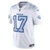 Josh Allen Buffalo Bills Nike 2025 Rivalries Collection Stitched Limited Jersey - White - Side View