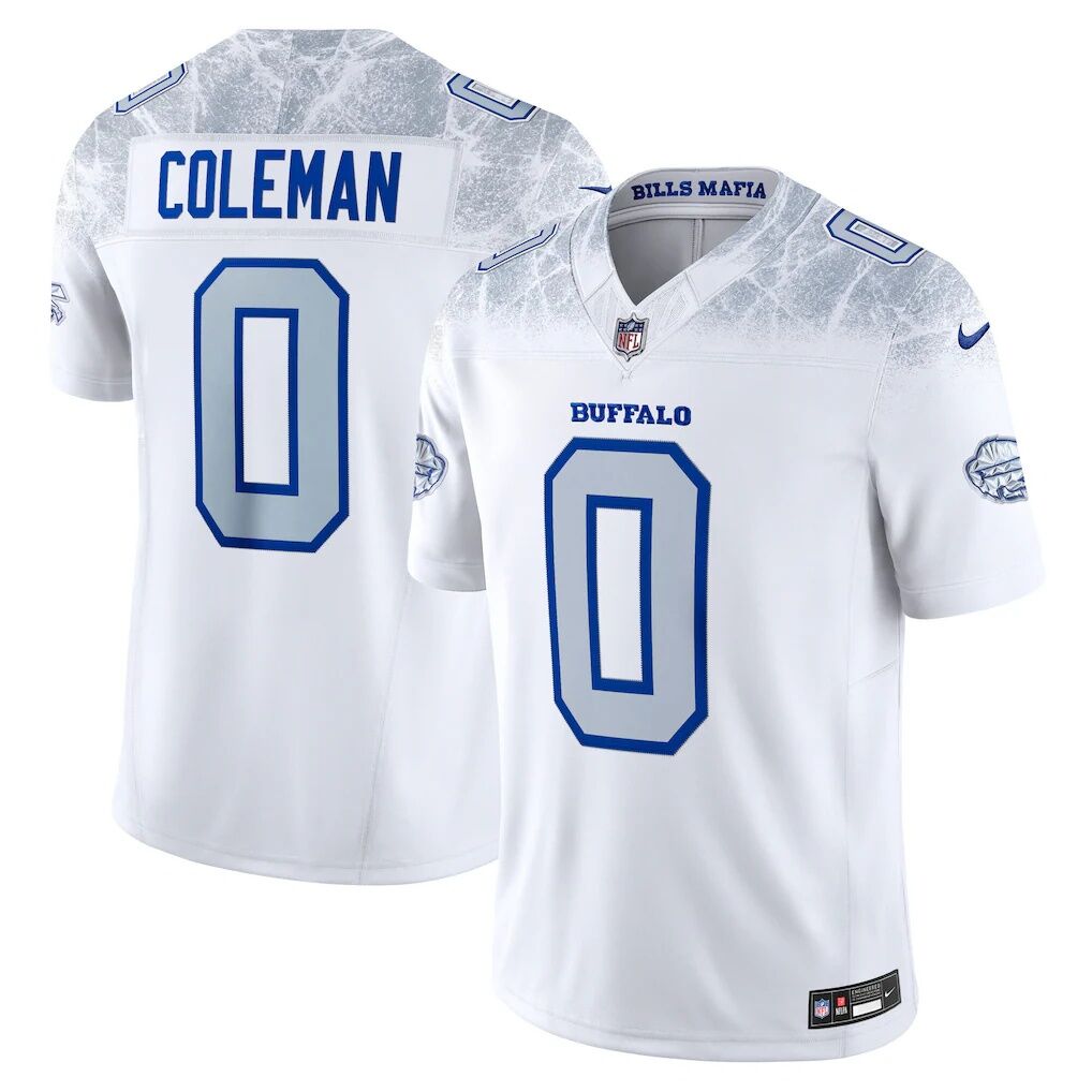 Keon Coleman Buffalo Bills Nike 2025 Rivalries Collection Stitched Limited Jersey