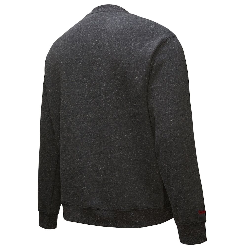 Chicago Bulls Hardwood Classics Blackout Collection Snow Washed Pullover Sweatshirt