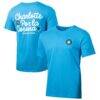 Charlotte FC Sport Design Sweden Game Day Relaxed T-Shirt - Blue - Front View