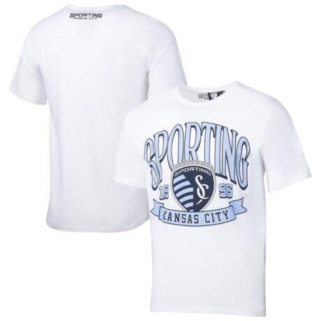 Sporting Kansas City Sport Design Sweden Vintage '90s Relaxed T-Shirt - White - Front View
