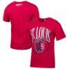 St. Louis City SC Sport Design Sweden Vintage '90s Relaxed T-Shirt - Red - Front View