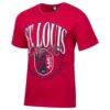 St. Louis City SC Sport Design Sweden Vintage '90s Relaxed T-Shirt - Red - Side View
