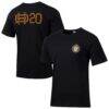 Houston Dynamo FC Sport Design Sweden Team Script Relaxed T-Shirt - Black - Front View
