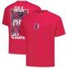 St. Louis City SC Sport Design Sweden City Soul Oversized T-Shirt - Red - Front View