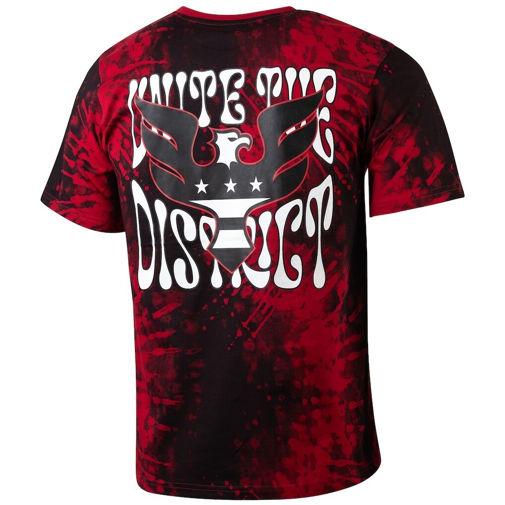 D.C. United Sport Design Sweden City Soul Oversized T-Shirt - Red/Black