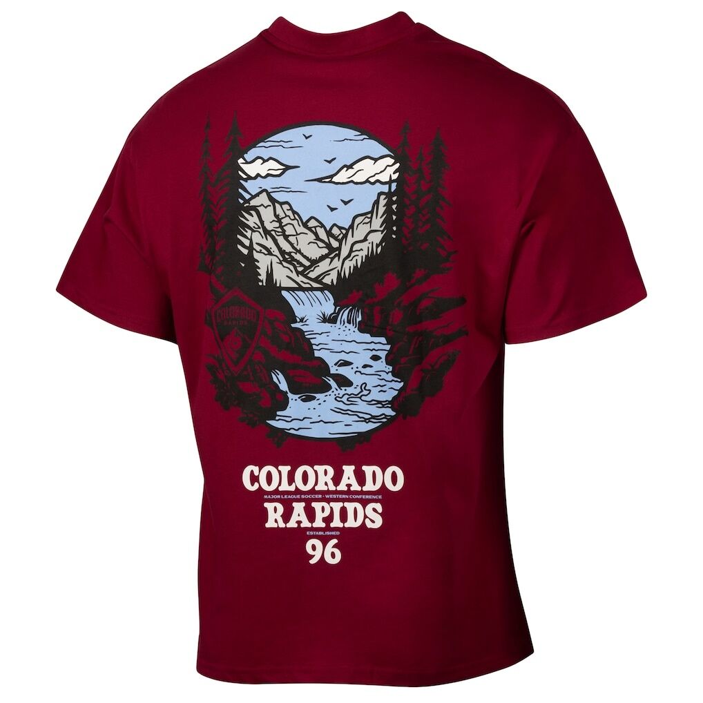 Colorado Rapids Sport Design Sweden Hometown T-Shirt - Burgundy