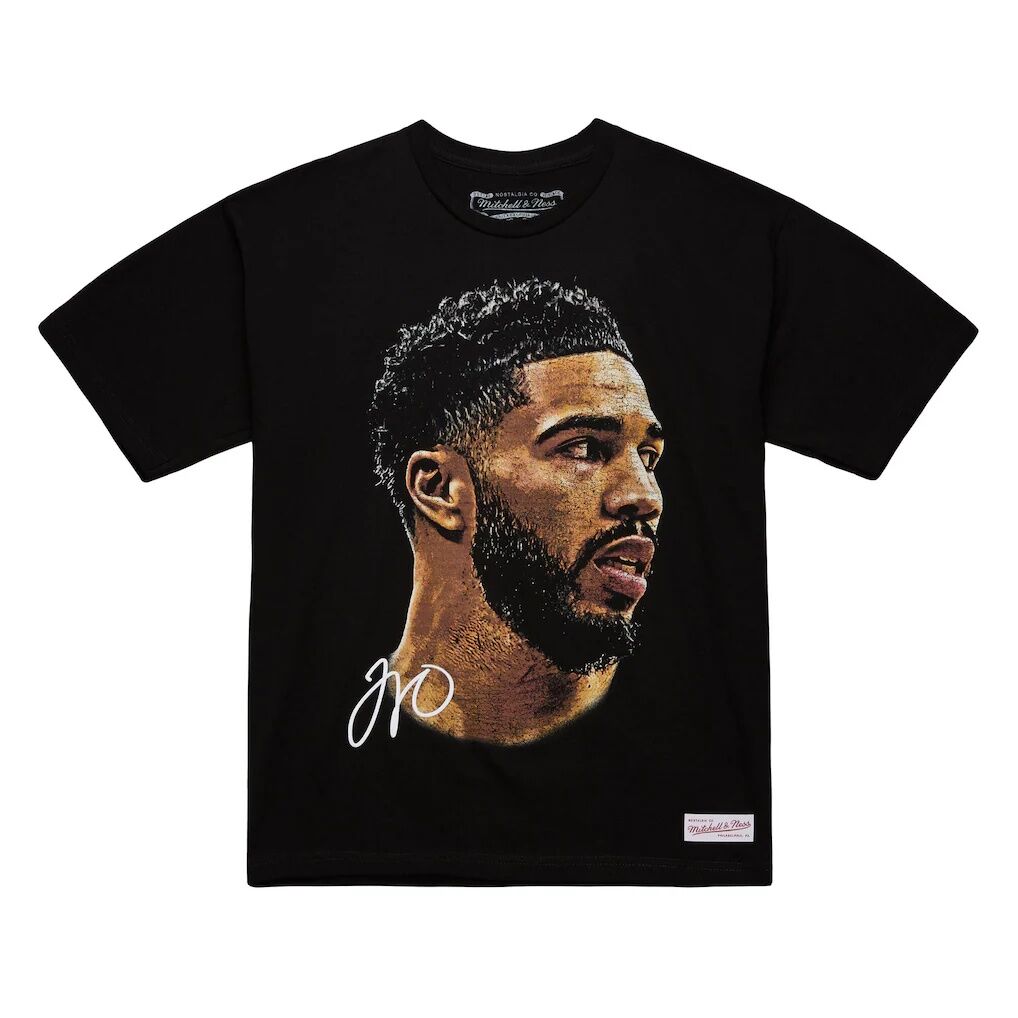Jayson Tatum NBA Mitchell & Ness Unisex Real Big Face Player T-Shirt