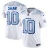 Khalil Shakir Buffalo Bills Nike 2025 Rivalries Collection Stitched Limited Jersey - White - Front View