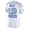 Jim Kelly Buffalo Bills Nike 2025 Rivalries Collection Stitched Limited Jersey - White - Detail View