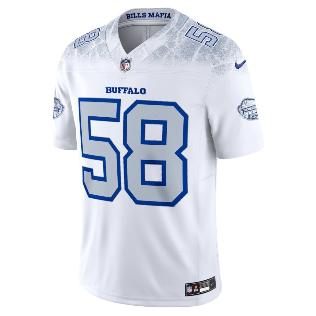 Matt Milano Buffalo Bills Nike 2025 Rivalries Collection Stitched Limited Jersey