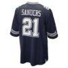 Deion Sanders Dallas Cowboys Nike Team Retired Player Game Jersey - Navy - Detail View