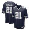 Deion Sanders Dallas Cowboys Nike Team Retired Player Game Jersey - Navy - Front View