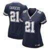 Deion Sanders Dallas Cowboys Nike Women's Team Retired Player Game Jersey - Navy - Front View