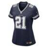 Deion Sanders Dallas Cowboys Nike Women's Team Retired Player Game Jersey - Navy - Side View