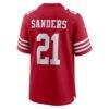 Deion Sanders San Francisco 49ers Nike Team Retired Player Game Jersey - - Detail View