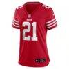 Deion Sanders San Francisco 49ers Nike Women's Retired Player Game Jersey - - Side View