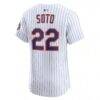 Juan Soto New York Mets Nike Home Elite Jersey - White - Detail View