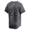 Juan Soto New York Mets Nike City Connect Limited Jersey - Gray - Detail View